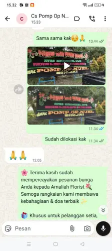 Testimonial Papan Bunga bojongkunci
